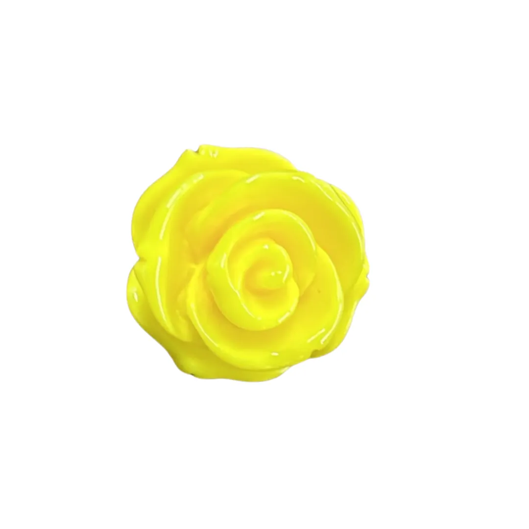 Acrylic Rose Flat Backs