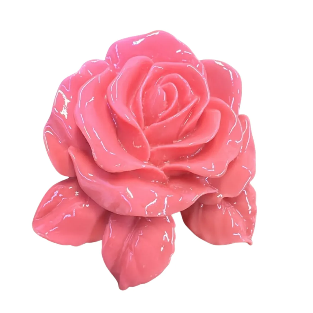 Acrylic Rose Flat Backs