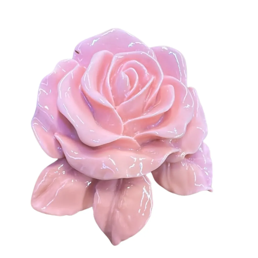 Acrylic Rose Flat Backs