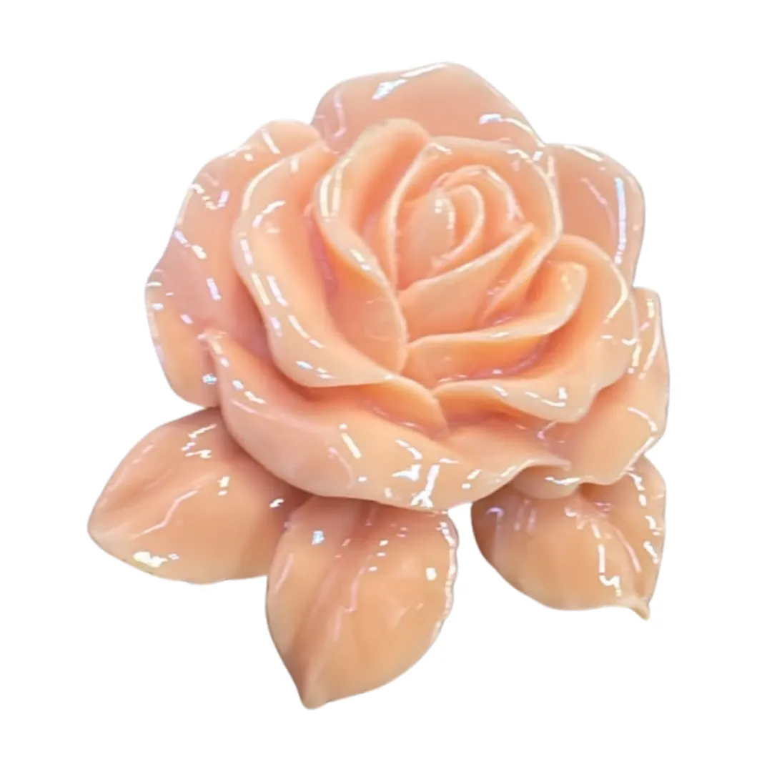 Acrylic Rose Flat Backs