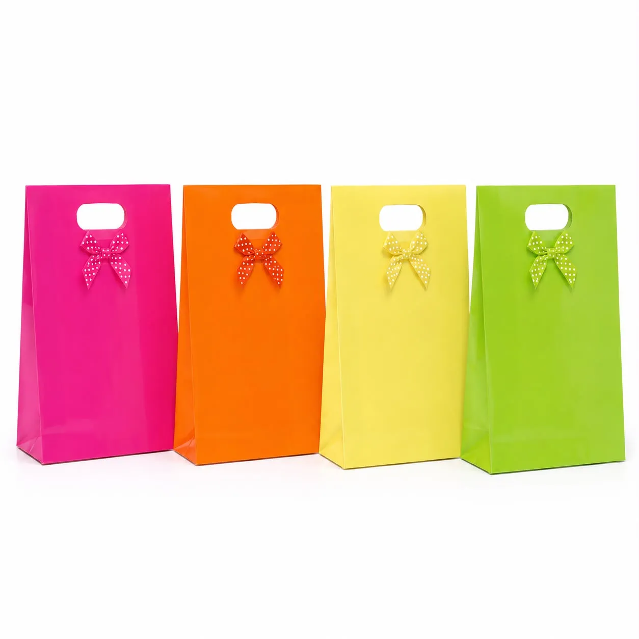 Plastic Bags with Ribbon