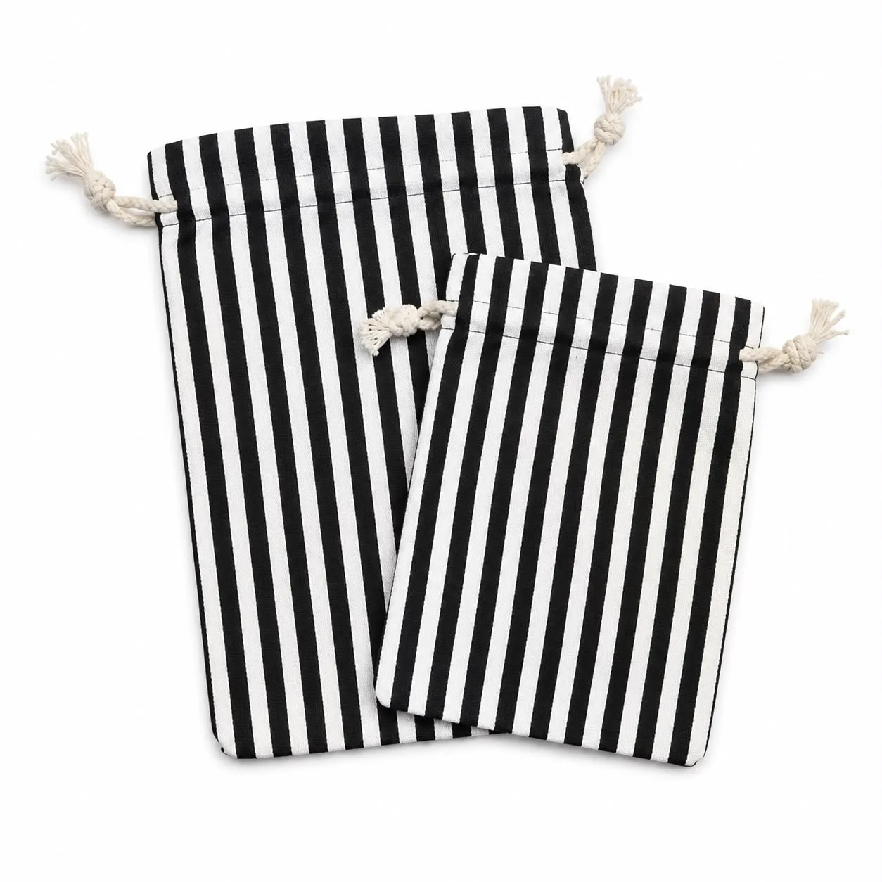 Striped Hemp Bags