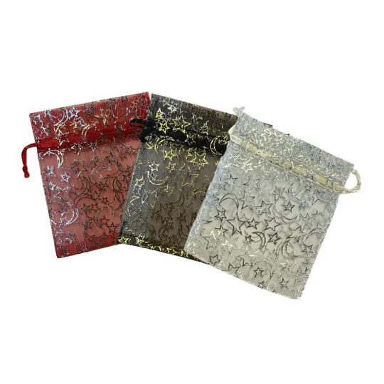Organza Stars and Moon Bag