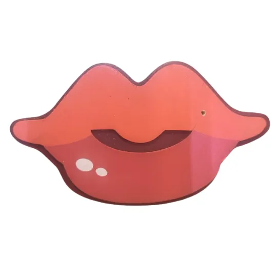 Wooden Lip Pendants