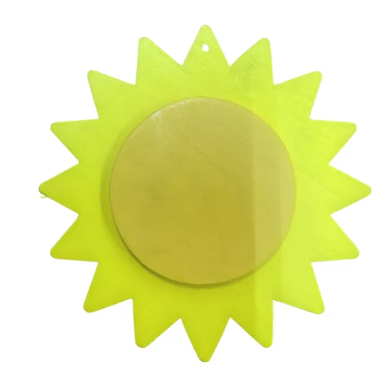Wooden Sun Pendants