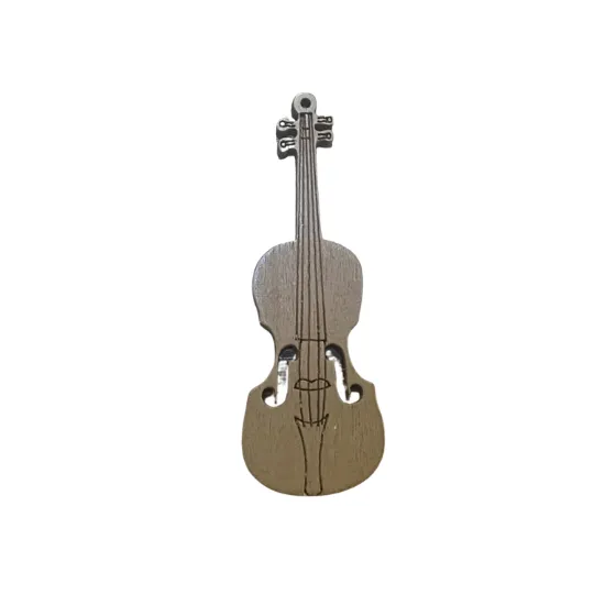 Wooden Violin Pendant