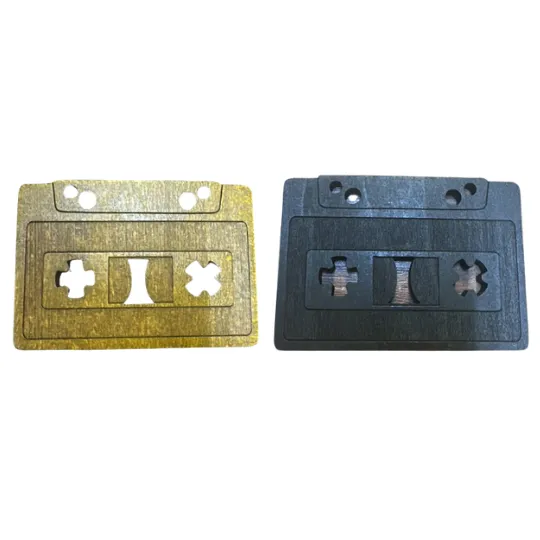 Wooden Cassette Pendants