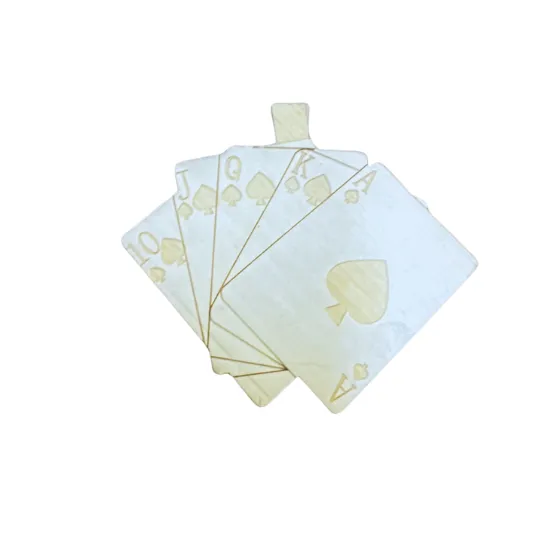 Wooden Cards Pendant
