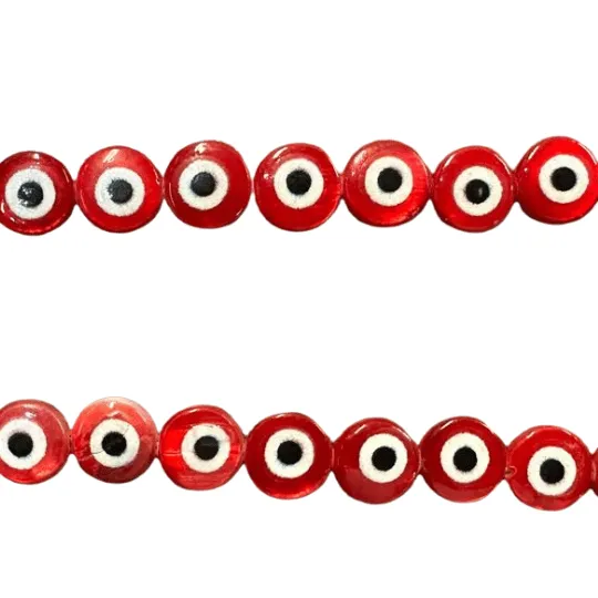 Round Flat Shell Beads