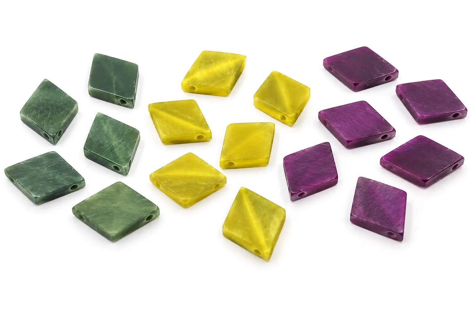 Rhombus Horn Beads