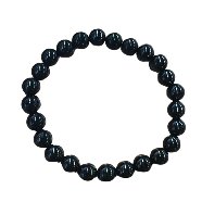 Semi Precious Stone Bracelet HS-8MMX23 - Onyx, 8mm