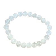 Semi Precious Stone Bracelet HS-8MMX23 - Quartz, 8mm