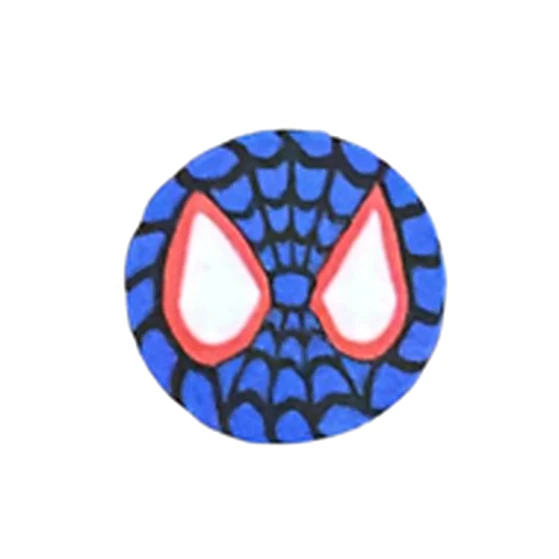 Soft Ceramic Spiderman Bead