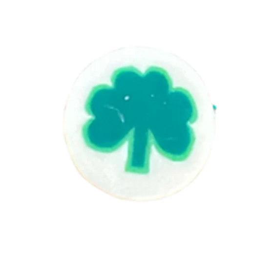 Soft ceramic clover bead