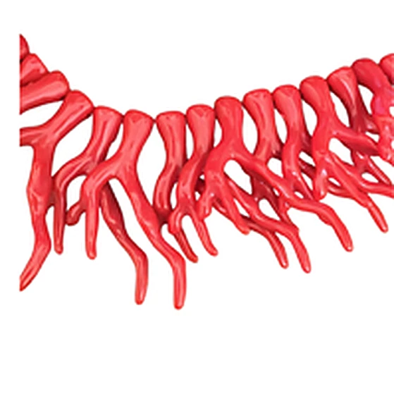 Plastic Coral beads