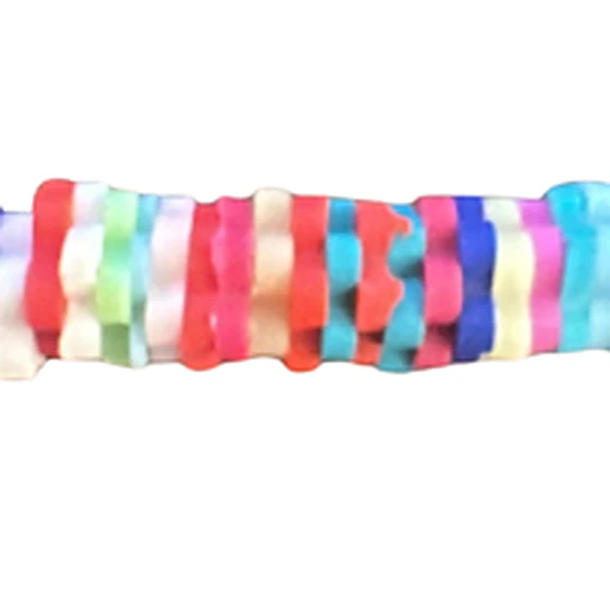 Plastic Rubber Flower Beads