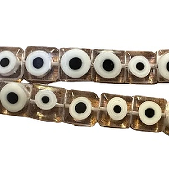 Square Flat Eye Bead