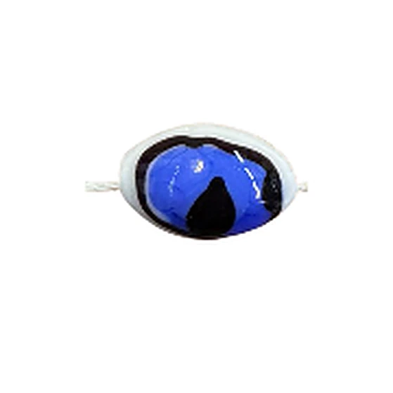 Glass Eye Oval Bead