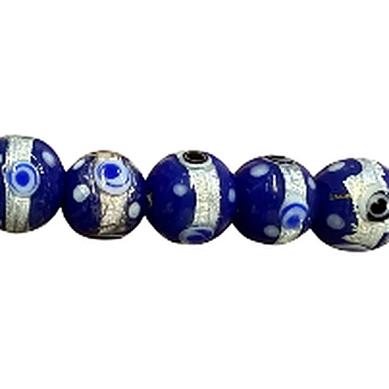 Round Flat Eye Bead