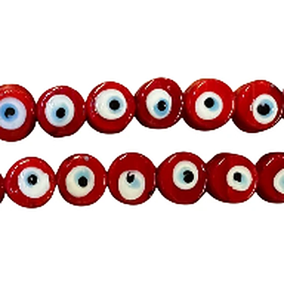 Round Flat Eye Bead Thick