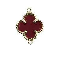Clover Connector Gold (Brass)