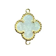 Clover Connector Gold (Brass)