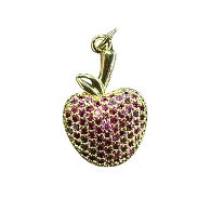 Apple Pendant Gold (Brass)