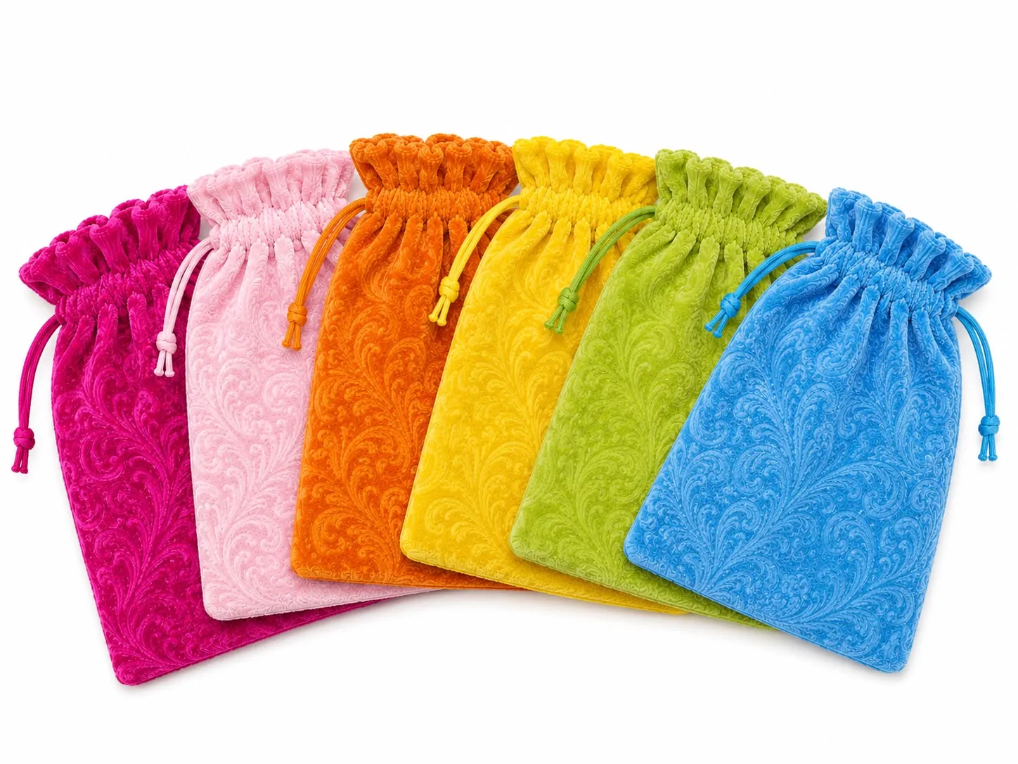 Embossed Velvet Bags